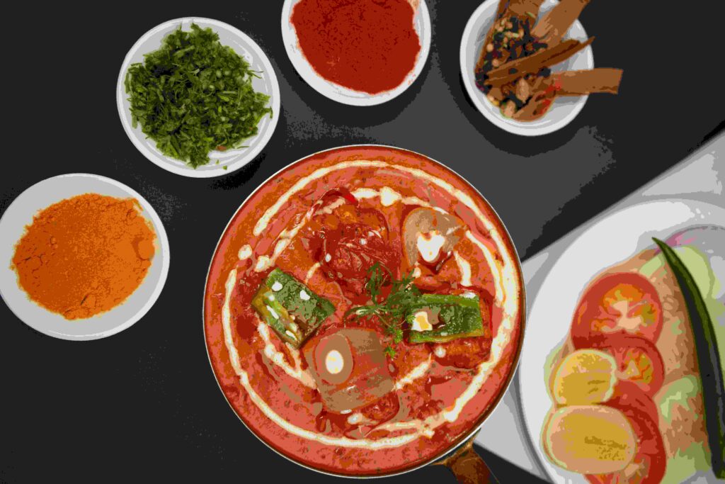 Egg Curry with Fresh Herbs and Spices