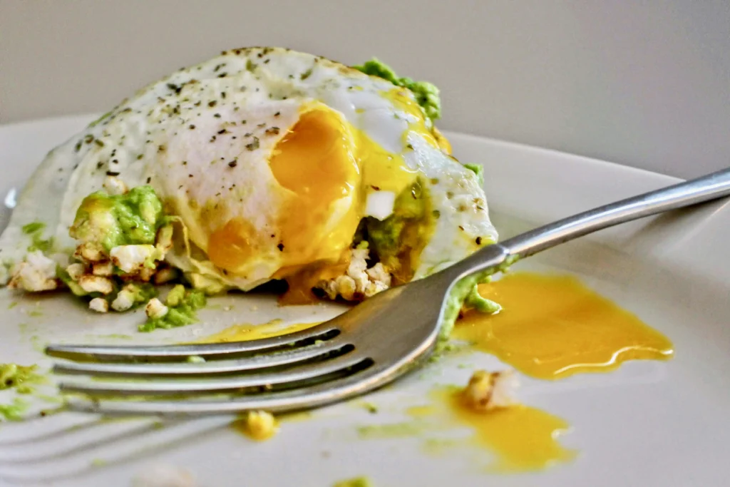 Fried Egg Breakfast with Simple Seasoning